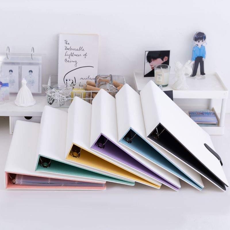 Binder A4 Lever - مجلد ملون بتقنية الكتل اللونية، حامل