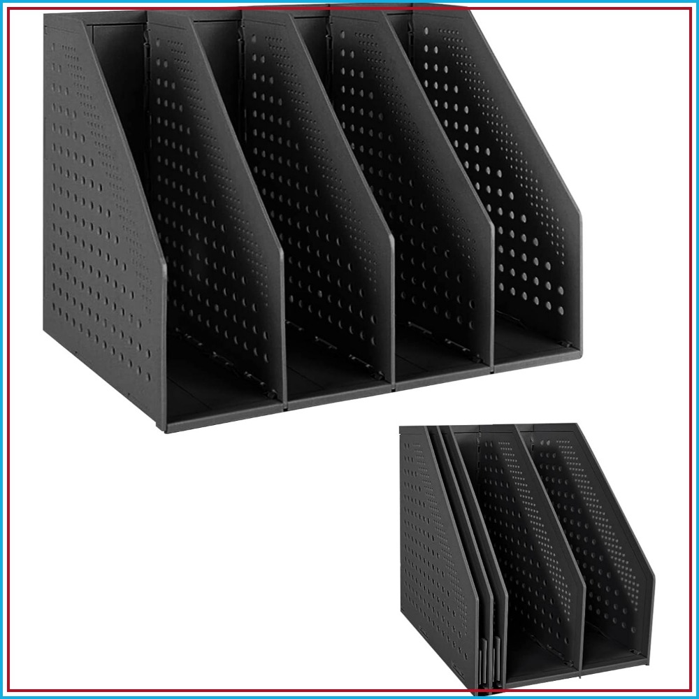 Magazine Holder Rack - حامل مجلات قابل للطي من البلاستيك،