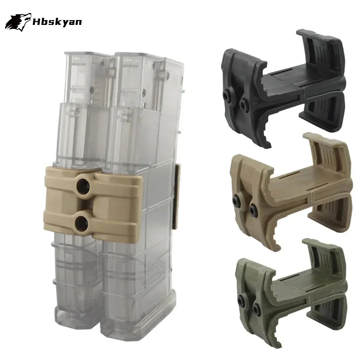 Magazine Holder Rack - مقرنة مجلة تكتيكية عالمية مزدوجة متوازية