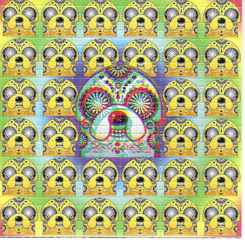 مجنون الوقت مخدر LSD حمض الحرة - مراجعة Ink Blotter Paper وسعره
