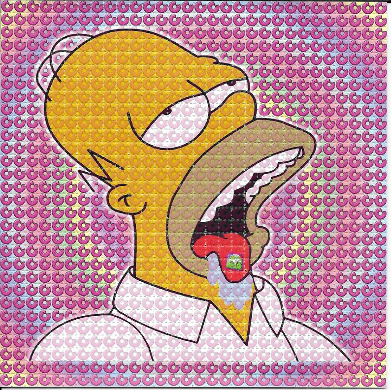 مخدر هومر مخدر حمض الحرة بلوتر - مراجعة Ink Blotter Paper وسعره