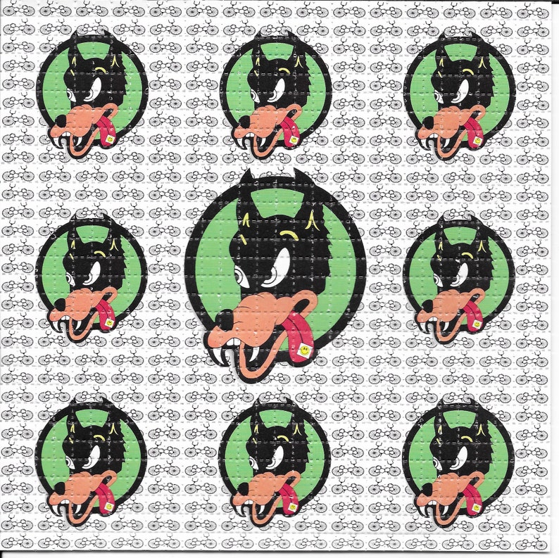 Dire Wolf مخدر LSD حمض الحرة ن - مراجعة Ink Blotter Paper وسعره