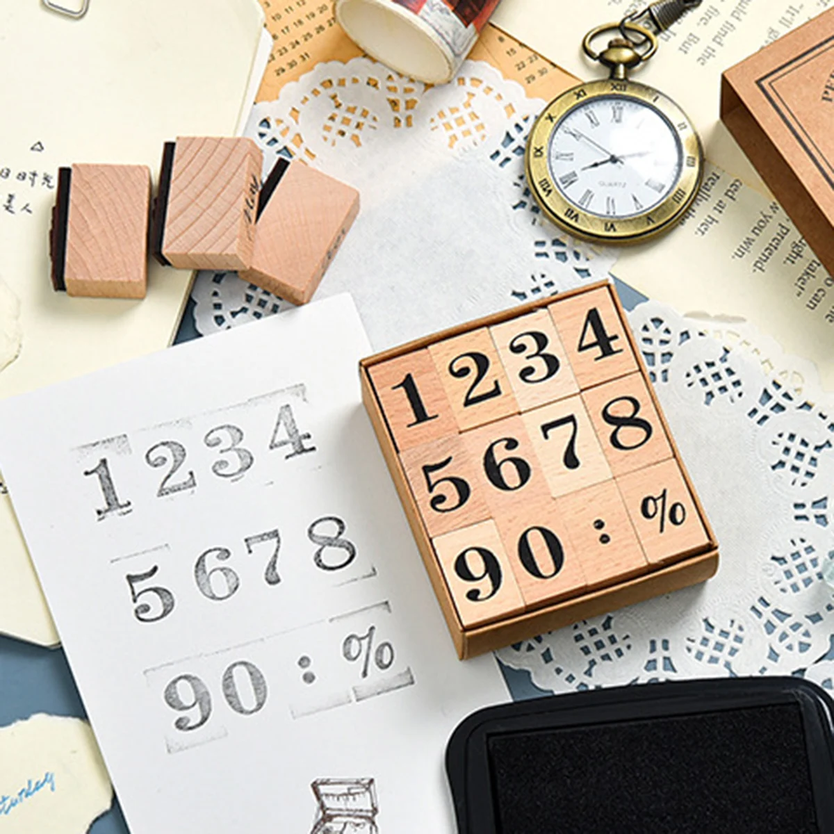 ختم خشبي مطاطي للتاريخ، 12 شهر - مراجعة Rubber Date Stamp وسعره