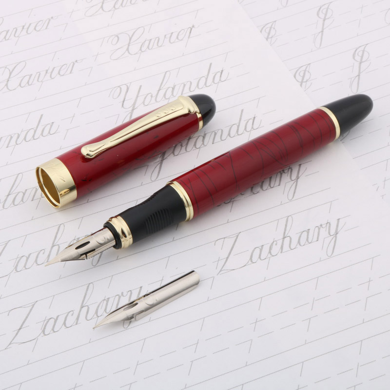 فاخر Jinhao 450 قلم حبر النحاس - مراجعة Zebra Pen Sarasa وسعره